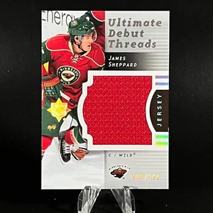 James Sheppard 2007-08 Ultimate Debut Threads Jerseys #DTJS /200 WILD LOOK!! - Picture 1 of 2