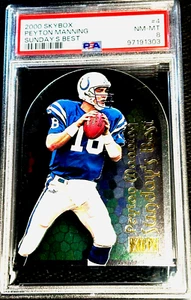 2000 SkyBox #4 Peyton Manning HOF Sunday's Best PSA 8 Indianapolis Colts - Picture 1 of 2