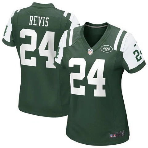 Nike NFL Football Youth Girls New York Jets Darrelle Revis #24 Game Jersey,Green Cover