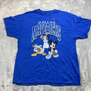Junk Food x Disney Dallas Mavericks T-Shirt Herren Gr. XL blau Mickey Goofy - Bild 1 von 7