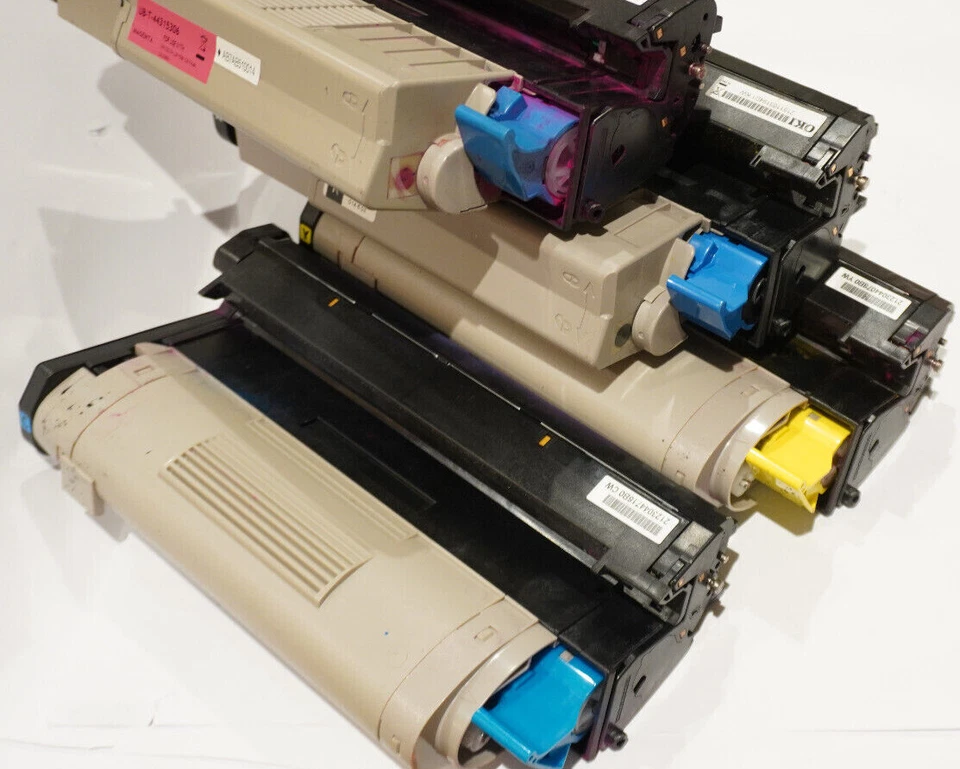 Oki C610 Laser Printer Spares Parts Used Motors panels drums belts fascia case - Image 1 of 4