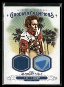 2018 Upper Deck Goodwin Champions #M2-KT Kyle Troup Memorabilia Dual Swatch - Bild 1 von 2