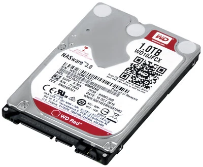 WD RED 1TB 5.4K 16MB SATA III 2.5'' WD10JFCX NASWARE 3.0 - Immagine 1 di 3