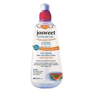 Josweet Sirup 500ml zuckerfreie Ketodiet kalorienfrei - Bild 1 von 3