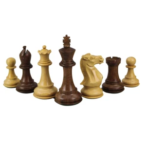 1884 Sheesham Morphy Professional Staunton Chess Pieces 3.75 Inch - Picture 1 of 4