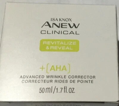 AVON  ISA KNOX ANEW CLINICAL ADVANCED WRINKLE CORRECTOR + AHA  - Image 1 of 3