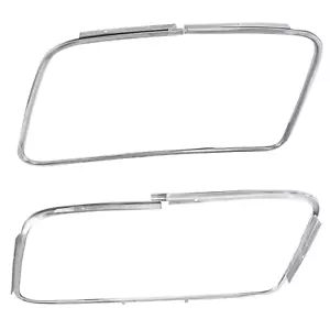 1947~1954 Chevy Pickup Truck Door Window Frames Outer Exterior Stainless Pair - Bild 1 von 5
