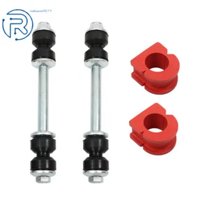K700538 K200222 Front Sway Bar Links & Bushings For 2007-2017 Chevy GMC Cadillac - Foto 1 di 10