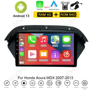 Car Stereo Radio For Honda Acura MDX 2007-2013 4+64GB Android 13 GPS Carplay - Picture 1 of 21