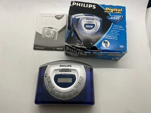 Retro Phillips AQ6401 Portable Walkman Tape Cassette Player Tested Boxed - Bild 1 von 24
