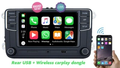 Genuine not fake RCD330 Noname 187B Rear USB V5 Wireless AndroidAuto and Carplay - Image 1 of 4