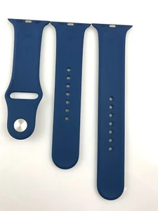Oryginalny pasek sportowy Apple Watch Series 10 9 SE 44mm 45MM 46MM 49MM niebieski kobalt - Zdjęcie 1 z 12