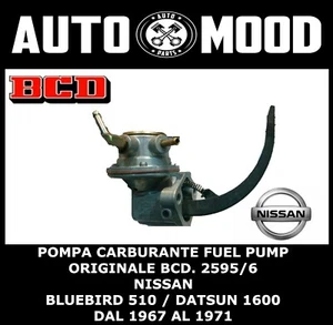 KRAFTSTOFFPUMPE FUEL PUMP BCD 2595/6 NISSAN BLUEBIRD 510 DATSUN 1600 1.3 1.6 - Bild 1 von 2