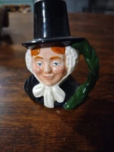 Toby Mug Sylvac Staffordshire WELSH LADY Sm 3" Pitcher Hand Painted England L6 - Picture 1 of 5