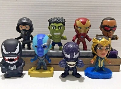 Paquete de 8 minifiguras de Marvel Heroes, usadas Foto 1 de 4