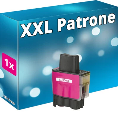 TINTE PATRONE kompatibel BROTHER DCP110c DCP115c FAX 1835 FAX1840 LC-900 magenta - Bild 1 von 4