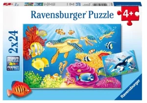 RAVENSBURGER Puzzle 2x24 pezzi: Il mondo sottomarino - Imagen 1 de 1