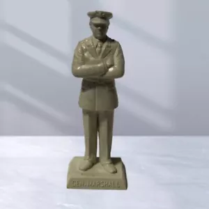 Marshall Louis Marx Famous Generals Toy Soldier Figure vtg Plastic 1960s WW2 usa - Picture 1 of 5