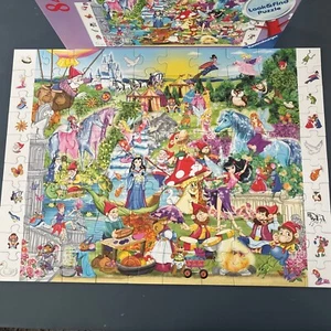 Ravensburger Puzzle 84 Piece Dream Land Fairies Elves Look & Find No. 096770 - Picture 1 of 3