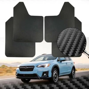 Car Mudguards Mud Flaps Splash Guards Carbon Fiber For Subaru SUV 4X - Picture 1 of 7