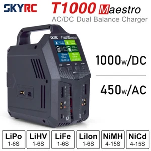 SKYRC T1000 RC batteria bilanciere caricatore scaricatore per 1-6S Lipo batteria LiFe NiMH NiCd - Foto 1 di 19