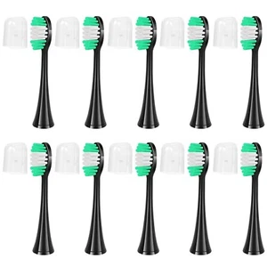Replacement Toothbrush Heads Compatible with Aquasonic Black Series Vibe Series - Picture 1 of 1