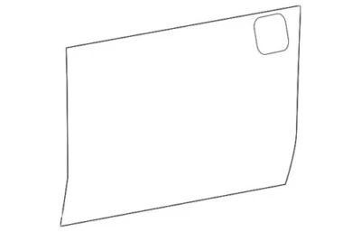 Genuine Ford Lincoln 2004-2008 F-150 Mark LT Door Outer Panel 4L3Z-1520200-CA - Image 1 of 2