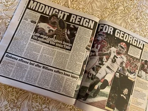 Georgia Bulldogs 2022 CFP College Football Champions Go Dawgs Alabama Newspaper - Picture 1 of 6