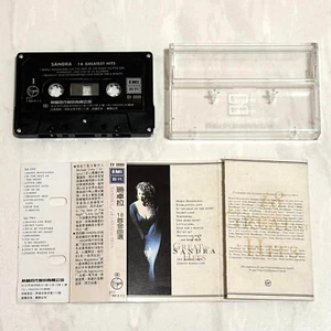 Sandra (German Singer) 1992 18 Greatest Hits Taiwan Edition Cassette Tape Lyrics - Picture 1 of 5