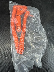 Vintage Orange Coil Stretch Phone Cord 1980's NEW NOS - Bild 1 von 6