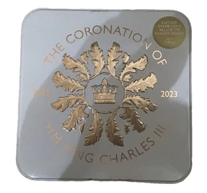 M&S KING CHARLES III Limited Edition Commerative Coronation leere Keksdose - Bild 1 von 7
