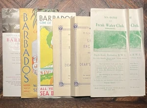 LOTE DE VIAJE Barbados vintage años 30 Indias Occidentales Caribe mar baño turismo - Imagen 1 de 18