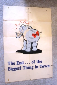 PÓSTER VINTAGE. Elefante - Imagen 1 de 7