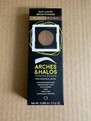Duo Luxury Brow Powder - Warm Brown by Arches and Halos Women - 0.088 oz Eyebrow - Image 1 of 3