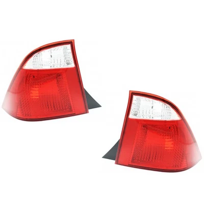 Par de luces traseras para Ford Focus 2005-2007 lado conductor y pasajero carcasa negra Foto 1 de 4