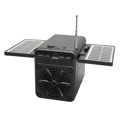 Solarbetriebenes Notladegerät, FM-Radio, Multifunktionaler Bluetooth-Lautsp5966 - Bild 1 von 4