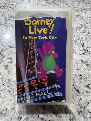 1994 Classic Collection Barney Live New York City VHS Radio Music Hall  - Image 1 of 2