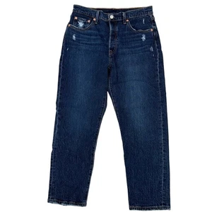 Neu mit Etikett Levis 501 Original Damenjeans blau Cropped hoher Bund gerades Bein W29 L26 - Bild 1 von 12