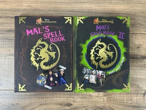 Disney Descendants 2 Mal’s Spell Book 1 & Mal’s Spell Book 2 Hardcover - Imagen 1 de 4