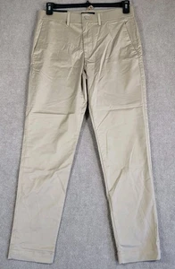 Banana Republic Core Temp Chinohose Herren 30 x 30 khaki schmal gerade neu mit Etikett - Bild 1 von 7
