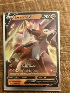 Lycanroc V SWSH199 SWSH: Sword & Shield Promo Cards Holo - Picture 1 of 2