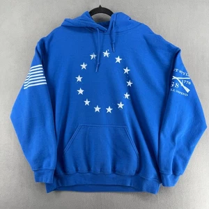 Sudadera con Capucha Grunt Estilo Trece Estrellas Para Hombre Grande Azul Pullover América EE. UU. Libertad - Imagen 1 de 9