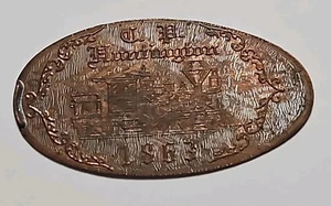 C.P. Huntington 1863 Train Souvenir Elongated Pressed Penny - Picture 1 of 1