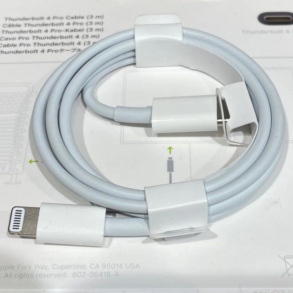 10X Genuine Apple USB-C to Lightning Cable data iPhone wire iPad A1703 A2561 lot