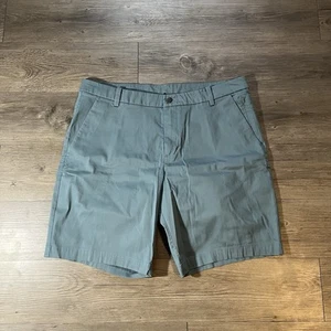 Pantaloncini Lululemon Commission blu 9” vestibilità classica Warpstreme Preppy Golf taglia 36 - Foto 1 di 7
