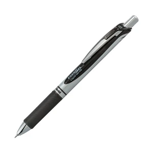 Plumas de gel líquido retráctiles EnerGel RTX, punta de aguja, 0,3 mm, tinta negra, paquete de 12 - Imagen 1 de 1