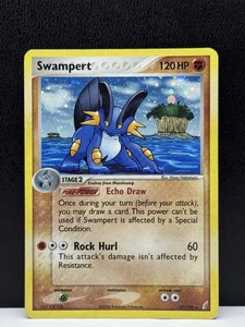 SWAMPERT Crystal Guardians POKEMON 2006 Holo 27/100 Vintage MP - Picture 1 of 4