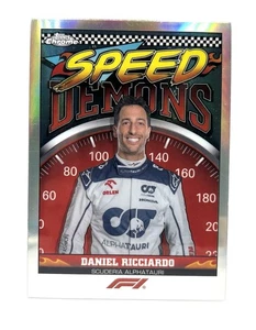 Daniel Ricciardo #SD-DR 2023 Topps cromo F1 Speed Demons refractor - Imagen 1 de 2