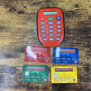 Monopoly 2011 Replacement Electronic Banking Unit + 4 Credit Cards Tested WORKS - Picture 1 of 5