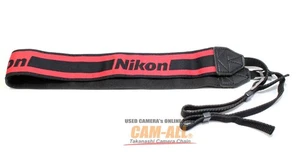 Nikon Wide Strap - Red **Very Good** Condition - Picture 1 of 10